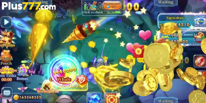 The fishing game at Plus777 offers attractive prizes